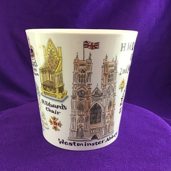 Queen Elizabeth II 60th Anniversary of Coronation Mug  1953 2013 Dunoon Tea Mug - Picture 7 of 13